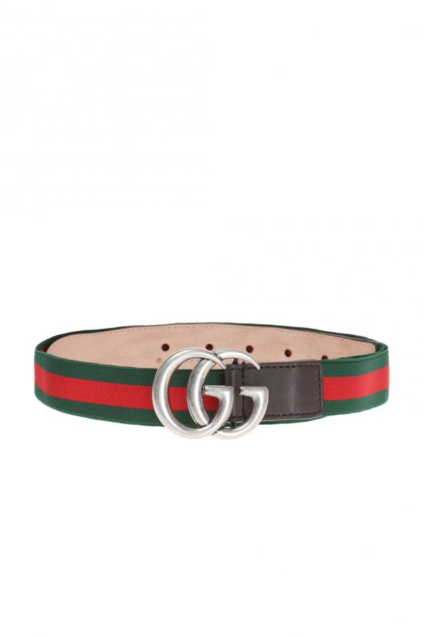 gucci Love Kids Logo-buckle belt